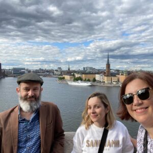Thank you to the amazing Vera for playing tourguide in Stockholm today and taking us to our first fika! ☕️🇸🇪