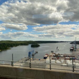 Lovely smooth, fast train ride through Sweden today to Stockholm! 🇸🇪🚅
