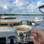 Breakfast in Naantali. Guesthouse Amandis is known for its “maailman parhaimmat vohvelit” (best waffles in the world), and they do not disappoint! 🧇☕️ @amandisnaantali