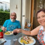 Heat advisory in München today, so we had a little Grillparty! “Halal Street-Cart Chicken” cooked and eaten al fresco… ☀️🔥