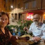 La dolce vita! We are exploring lovely Modena at night… 🇮🇹
