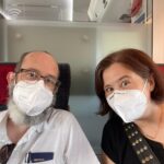 Another travel day! After a brief stop in Milan to say hello to @alexcasalboni, we are on a train headed to Switzerland. Next stop Zürich… 🚄