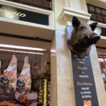 In the market we had fresh ricotta, figs, Lambrusco, and a vertical tasting of Parmigiano (1/2/3 years). Then a sampling of several traditional Modena balsamic vinegars, and yet more tigelle (with head cheese!). Finally ended with dessert, including Barozzi cake and Nocino liqueur! 😍