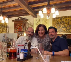 Thanks Chris Fesen for showing us around Zürich tonight and introducing us to your girls! We haven’t seen each other since Notre Dame in 1999. Strange how quickly 22 years can disappear in a blink! 😲❤️