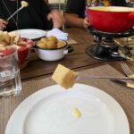 Real proper Swiss fondue is happening!! 🧀