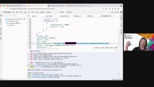 Had an absolute blast tonight presenting a workshop for 340+ women as part of the Grace Hopper Celebration Open Source Day with my colleague Jenna! Our session literally started with "What is AWS?" and ended an hour later with a full working CI/CD pipeline using Github Actions to deploy a container on Amazon ECS. WHIRLWIND! We are getting such lovely feedback from the attendees. Makes it all worthwhile. ❤️