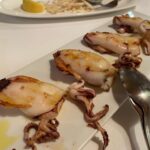 Hola Barcelona! What a lovely night. Palm trees, good Catalan wine, so much beautiful seafood, and the best steak we’ve had in a year!🍷🦐🦞🥩