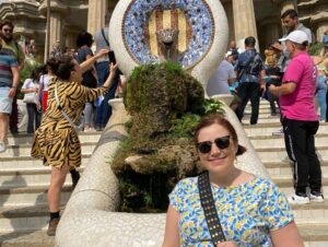 Park Güell. Views over Barcelona, Gaudí architecture, trencadís mosaics, and lovely gardens!