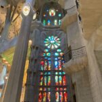 La Sagrada Familia. The exterior is striking, but the interior is breathtaking. The most beautiful church I’ve ever been in. 🌈⛪️
