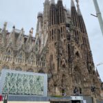 La Sagrada Familia. The exterior is striking, but the interior is breathtaking. The most beautiful church I’ve ever been in. 🌈⛪️