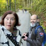 After the hike, it was time to climb alllll the way up to Neuschwanstein. We had a quick lunch and then started up the hill to get there in time for our English tour. (Pre-Covid they’d take groups of 60, but ours was only 6!) I do like Ludwig’s style… ❤️🏔🏰🍂
