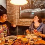 Lest you think I did nothing but work all weekend, I also caught up with @glory_madaya and Rinon for a killer steak dinner, ate a pizza in bed in the hotel, and hit the Läderach shop before my train home… #foodie🐄🍕🍫