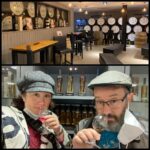 Road tripping in Wales on a wet and foggy day. First stop is a whisky distillery! 🥃
