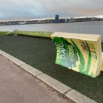 My own pilgrimage today was, of course, to Roald Dahl Plass in Cardiff. (He was born there!) We also walked out to the Barrage where we found Crocky-Wock, the Enormous Crocodile. 🐊