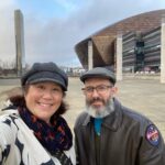 My own pilgrimage today was, of course, to Roald Dahl Plass in Cardiff. (He was born there!) We also walked out to the Barrage where we found Crocky-Wock, the Enormous Crocodile. 🐊