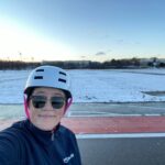 11km (6.5mi) in the snow! Tested out my new cold weather gear. Not too bad… 🚴‍♀️❄️ https://strava.app.link/9eM7XBxzEmb