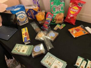 One of the advantages of having a global team is everyone bringing local snacks when we get together!