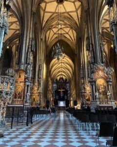 We visited St. Stephens Cathedral and heard a bit of the Lenten mass.