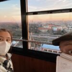 The Wiener Riesenrad (Giant Wheel) was for many years the tallest extant Ferris Wheel in the world, and featured notably in the films The Third Man, Scorpio, and (Rodd’s fave) The Living Daylights. We timed our ride perfectly for sunset! ❤️🌅🎡