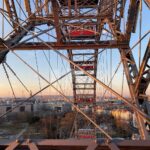 The Wiener Riesenrad (Giant Wheel) was for many years the tallest extant Ferris Wheel in the world, and featured notably in the films The Third Man, Scorpio, and (Rodd’s fave) The Living Daylights. We timed our ride perfectly for sunset! ❤️🌅🎡