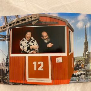 The Wiener Riesenrad (Giant Wheel) was for many years the tallest extant Ferris Wheel in the world, and featured notably in the films The Third Man, Scorpio, and (Rodd’s fave) The Living Daylights. We timed our ride perfectly for sunset! ❤️🌅🎡