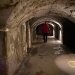 Hello Nürnberg! We toured the historic rock cellars below the city that were used for brewing, pickling, and air raid shelters in WW2. Then we had a fabulous dinner at @hausbrauerei.altstadthof, complete with local beer and whisky. ❤️🍻⛏🥃 @historische.felsengaenge