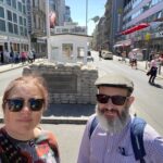 Today we did an all-day (6+ hours) cycling tour with Fat Tire Tours in Berlin. Nate led our group of 6 all over East and West Berlin, learning about the Wall and the history of the city while we racked up a good 25km. Highly recommended, especially on a gorgeous Spring day like today!