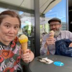 Today we did an all-day (6+ hours) cycling tour with Fat Tire Tours in Berlin. Nate led our group of 6 all over East and West Berlin, learning about the Wall and the history of the city while we racked up a good 25km. Highly recommended, especially on a gorgeous Spring day like today!