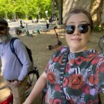 Today we did an all-day (6+ hours) cycling tour with Fat Tire Tours in Berlin. Nate led our group of 6 all over East and West Berlin, learning about the Wall and the history of the city while we racked up a good 25km. Highly recommended, especially on a gorgeous Spring day like today!