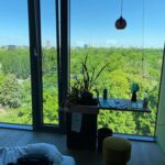 For our final weekend in Berlin, we booked a hotel that promised views over the zoo… including from the sauna. Incredible way to end the week. ❤️🐒