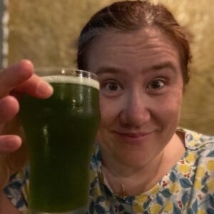 Singapore is hot, so you need beer. Green beer. 😂🍻