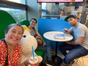 Final night in Bangkok involved a misdirected taxi, a wild tuktuk ride, and a visit to the Moomin Cafe!! ❤️
