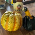 Prepping for your visit: beer and decorative gourds, mf-er! 😂🍺🎃