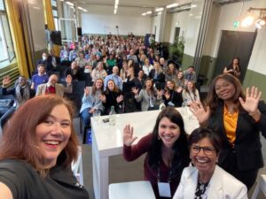 I’m in Zürich for AWS Swiss Cloud Day, and both of my sessions today were super fun! First I facilitated the Advancing Women in Tech panel with three seriously amazing women leaders - Tanuja Randery (Managing Director for AWS Europe), Yvonne Bettkober (General Manager of AWS Austria and Switzerland), and Maja Rudinac (CTO at FemTech Health). Then I presented a session on Amazon’s Culture of Innovation and got to show off my holy grail - a working Fire Phone. 😂🔥📱 Thanks to everybody who joined us today!