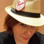 Talk done - time to relax! Thanks to the folks at @paloitsg for the cool hat. 😉