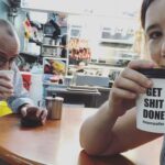 It’s hot, and Singapore doesn’t do early Saturday mornings. But we found coffee. ☕️✅