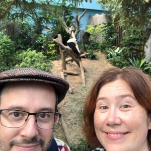 At RiverSafari - Giant Panda encounter! My choc custard panda bao was delicious. 🐼❤️ @ River Safari