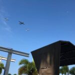 We’ve seen several fly-bys in the past 24hrs. Speculation is it’s practice for the Cheeto’s big summit here next week. @ Marina Bay Sands