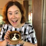 At RiverSafari - Giant Panda encounter! My choc custard panda bao was delicious. 🐼❤️ @ River Safari