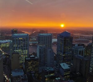 Started the day in Sydney; somehow finishing it in Blade Runner. 😳