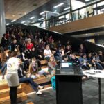 #shehacks2018 is kicking off! Thanks @commbank for hosting, as well as @amazonwebservices and others for sponsoring!