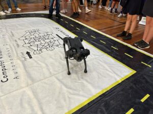 Having an awesome day with 800 young women at #awsgirlstechday! Thanks to our keynote speaker Carly Wishart and panelists Rebecca Burke, Afshan Siddiqui, and AWS Hero Wendy Wong. We’ve got lasers, robots, and VR happening! Amazing work by Amy Jaballah, Inspiring the Future Australia, all the AWS volunteers, and the #awsincommunities team for making this happen! ❤️