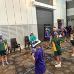 Having an awesome day with 800 young women at #awsgirlstechday! Thanks to our keynote speaker Carly Wishart and panelists Rebecca Burke, Afshan Siddiqui, and AWS Hero Wendy Wong. We’ve got lasers, robots, and VR happening! Amazing work by Amy Jaballah, Inspiring the Future Australia, all the AWS volunteers, and the #awsincommunities team for making this happen! ❤️