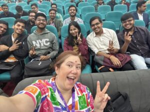 Super excited to be here in Jaipur to talk about generative AI with @awsugjaipur and the AWS Cloud Club Jaipur! Thank you Aditya, Ayushi, @jecrcfoundationofficial, @pratham_software and all the volunteers that made this possible. ❤️🇮🇳 #awscloudclubs