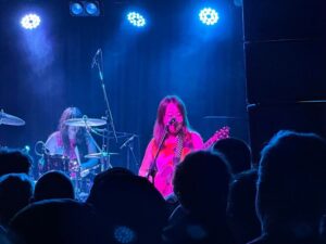 SHONEN KNIFE!!! Basking in absolute joy as a couple 60yo Japanese women (and their younger but still kickass drummer) tore the roof off the Crow Bar. 🎸 I was so happy when they played “Twist Barbie,” but then towards the end they launched into “Buttercup (I’m a Super Girl)” and I lost my damn mind. I first listened to this band in high school, and to finally see them in person was beyond what my 16yo self would have imagined. And we ate some excellent BBQ too. 😂❤️