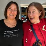 My first meetup in ages! I went along to @projectf_au to hear my friend Roisin present, and to catch up with @emmsastagram (who claims that the quote on her shirt is FROM ME?!). ❤️