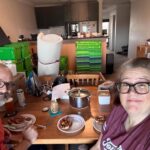 A brief pause in packing up the apartment for another Weisswurst Frühstück! Movers are coming on Tuesday! (🚨HOT TIP: our local @aldiaustralia had frozen German pretzels and echte Paulaner in stock!! GO NOW. 🍺🥨🏃‍♀️)