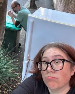 Hooray! We are down to just one working fridge. 😅