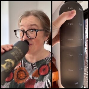 I’m excited to use my new #jawsug Pankration water bottle! But OH NO, I’m already behind schedule… (Thank you @shigeru_numa!) 😅 #hydration #aws