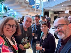 I had a wonderful time today catching up with old friends and new at the AWS Community Day DACH. @hoegertn even made me a special plaque as an honorary member of the Förderverein (Booster Club), which was awarded onstage by @osterjour! 😭❤️🇩🇪 Great job to all the organisers, volunteers, and speakers at the event today.
